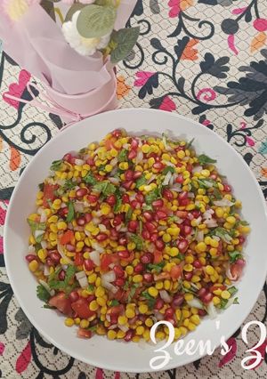 A picture of Cold Chana Daal Chaat.