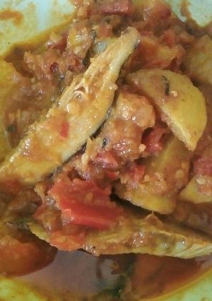 Foto resep Balado tongkol kentang