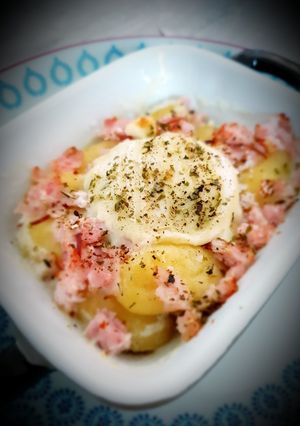 Une photo de Gratin de gnocchi au chèvre