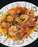 Langostinos a la Chorrillana🍤🍤Pe