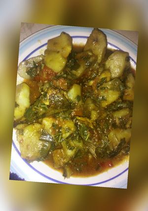 A picture of Sweet potato porrige.