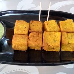 A picture of Rice Dhokli Bites.
