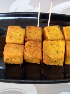 A picture of Rice Dhokli Bites.