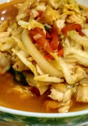 Foto resep Tuna sawi asam pedas