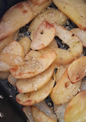 Foto de Batata rústica na airfryer