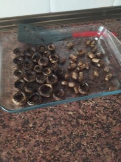 Una foto de Champiñones al horno