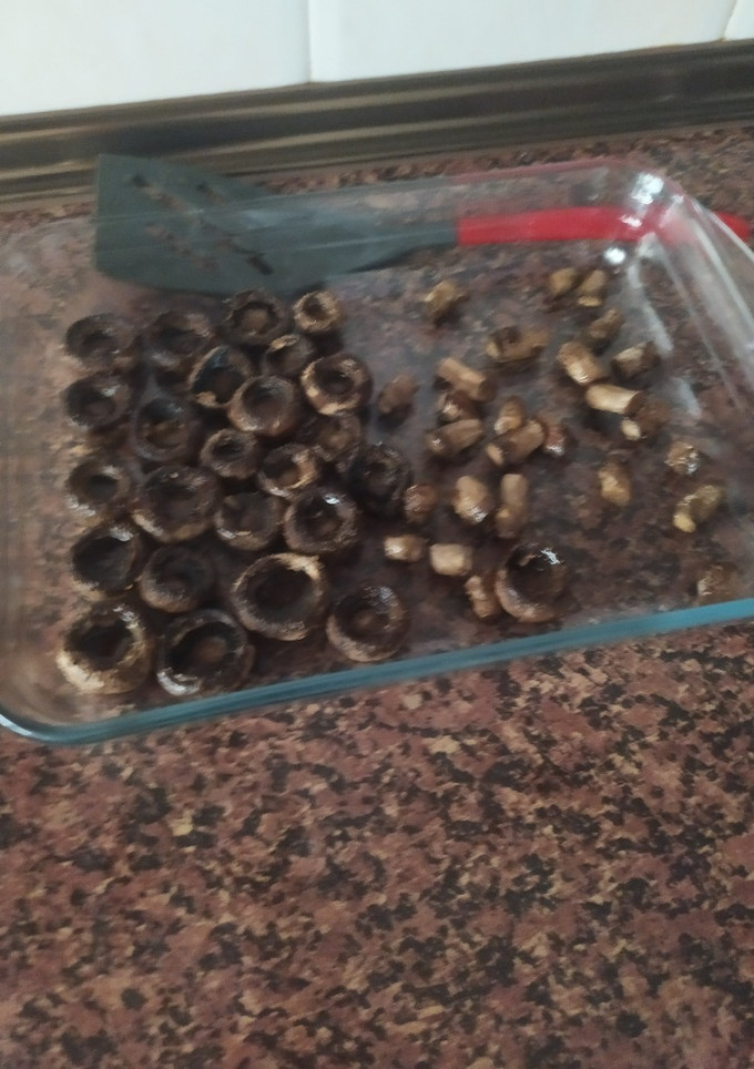 Una foto de Champiñones al horno