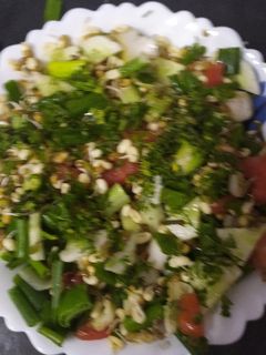 मटकीची अंकुरित सलाद (matakichi ankurit salad recipe in marathi) रेसिपी चे मुख्य फोटो