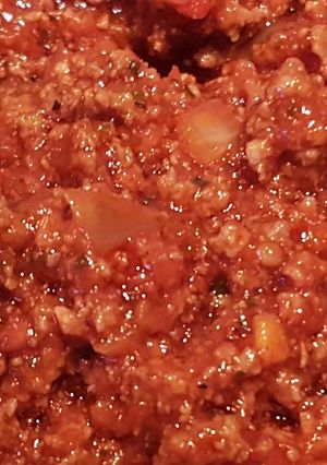 A picture of Meat Sauce.