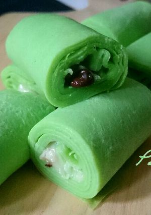 Foto resep Pandan Roll Coklat Keju 