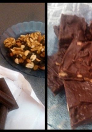 Una foto de Turrón con frutas secas