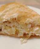 Штрудель с творогом, яблоком и изюмом. Здоровое питание