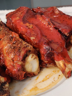 Una foto de Costillas de ternera estilo americano