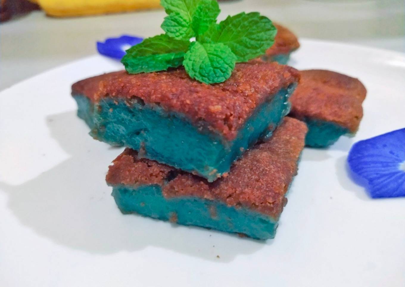 Resep Blue Pea Butter Mochi