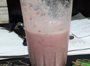 Una foto de Milk shake de Frutillas