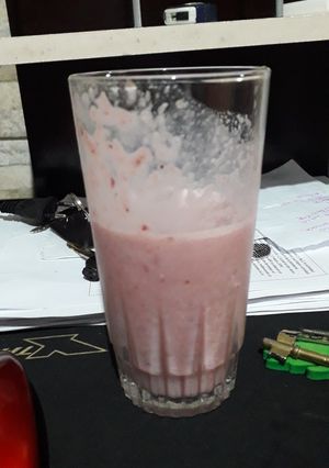 Una foto de Milk shake de Frutillas