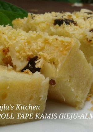 Foto resep Proll Tape Kamis (Keju-Almond-Kismis)