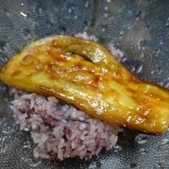 Aubergine(eggplant) KABAYAKI A picture of Aubergine(eggplant) KABAYAKI.