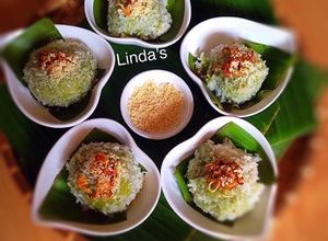 Hình của món Bánh khúc (Xôi khúc).