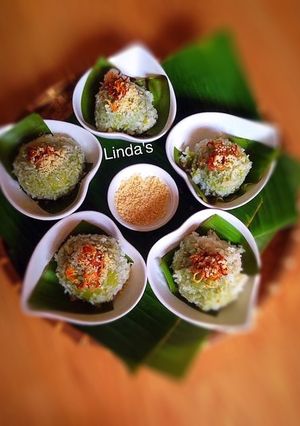 Hình của món Bánh khúc (Xôi khúc).