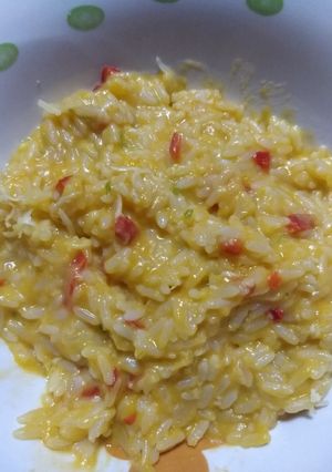 Una foto de Risotto de calabaza