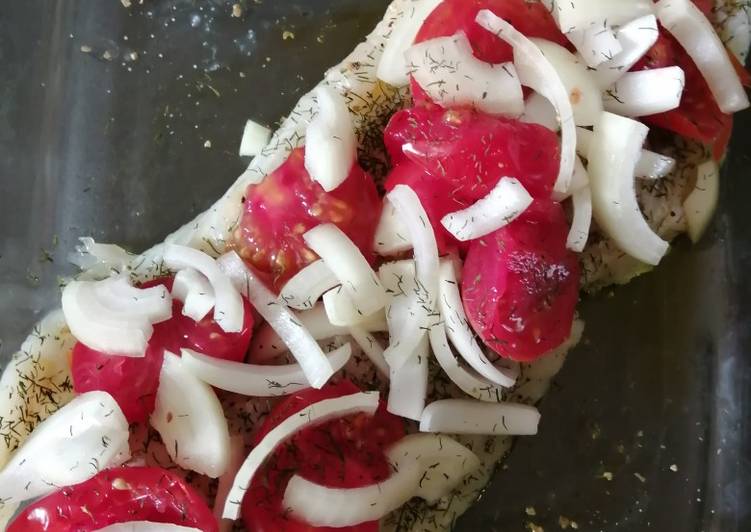 How to Make Appetizing Filets de poisson au four, tomates et oignon
