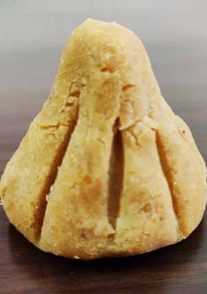 A picture of Instant puranpoli modak without mould.