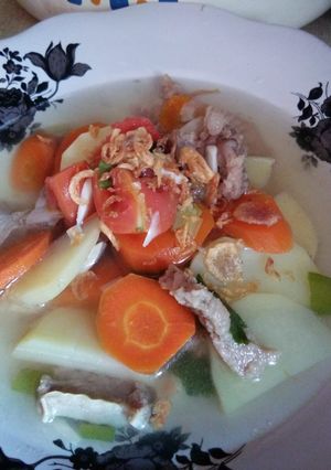 Foto resep Sop serba sapi ($3)