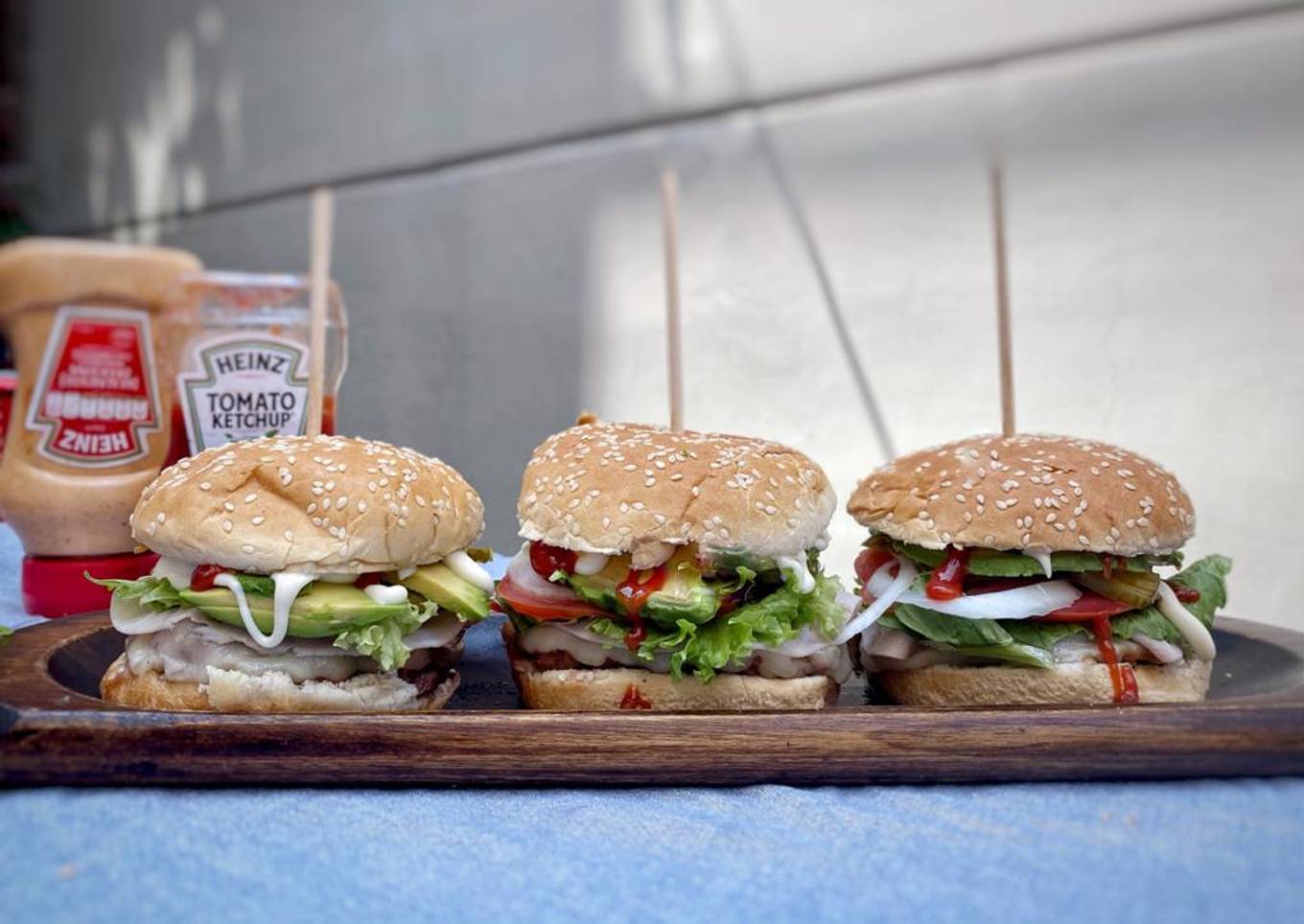 Hamburguesa a la parrilla