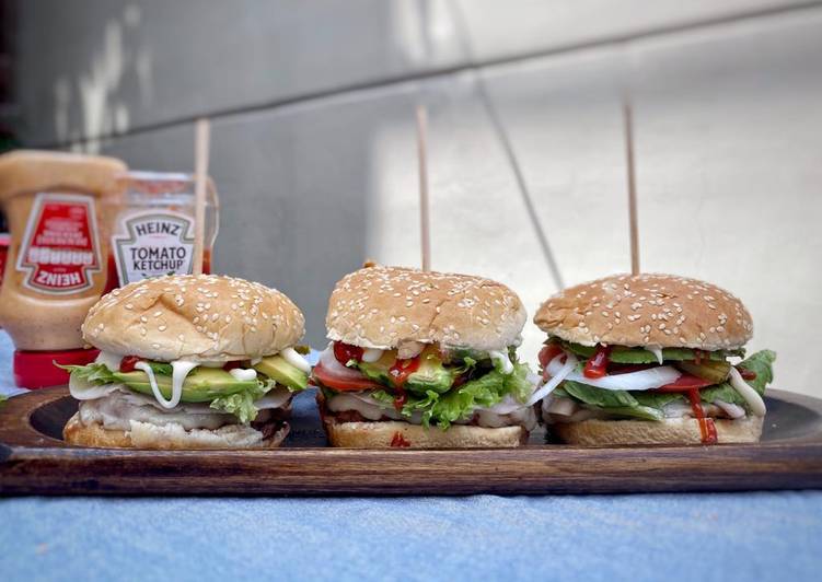 Hamburguesa a la parrilla