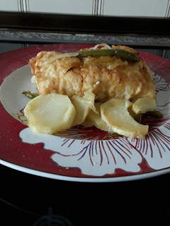 Una foto de Bacalao a la portuguesa