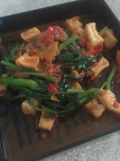Foto resep Cah Kangkung Tahu Bumbu Terasi