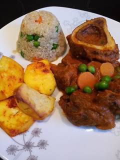 Una foto de Estofado de osobuco al horno con quinoa