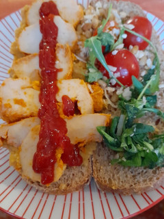A picture of Leftover sandwich.