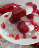 Plum & Coconut Yogurt Ice Lollies