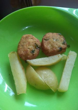 Foto resep MPASI 10m+ Perkedel tahu dan kentang goreng ketumbar