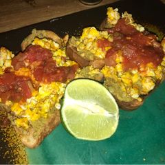Southwest avocado toast A picture of Southwest avocado toast.