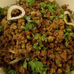 A picture of #Myfamilylabourdaytreat Mutton Kheema(mince).