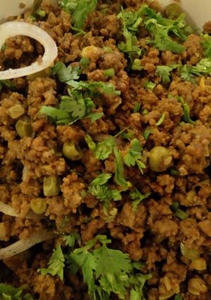 A picture of #Myfamilylabourdaytreat Mutton Kheema(mince).