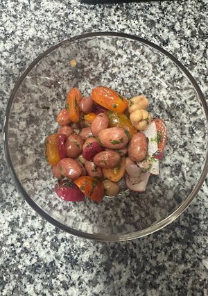 Una foto de Ensalada de granos