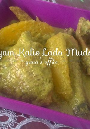 Foto resep Ayam Kalio Lado Mudo Yana / Ayam Gulai Cabai Hijau