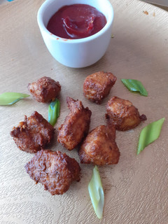 A picture of Spicy chicken tandoori tikka fry.