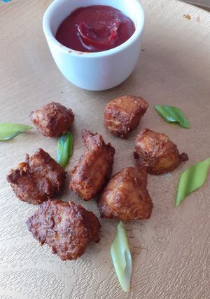 A picture of Spicy chicken tandoori tikka fry.