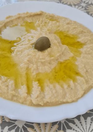 صورة لوصفة حمص بالطحينة