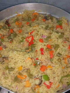 A picture of My jallop rice.