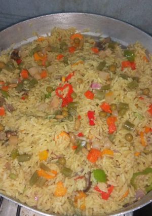 A picture of My jallop rice.