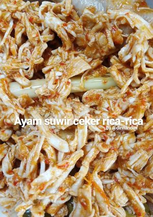 Foto resep Ayam Suwir Ceker Rica-Rica
