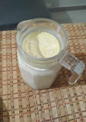 A picture of Thandai Dudh.