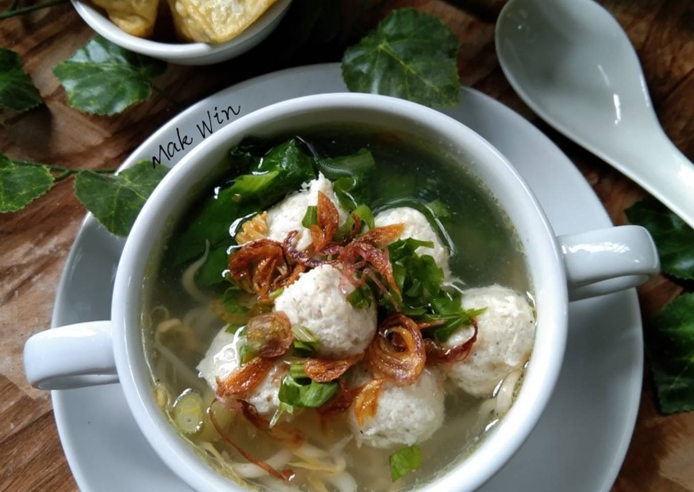 Bakso ayam oatmeal