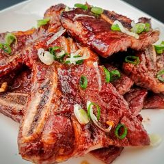 A picture of Asian Flavored Ribs.
